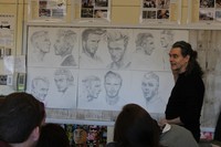 Philip Burke taks about his drawing process he uses before painting. Philip Burke taks about his drawing process he uses before painting.